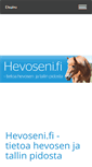 Mobile Screenshot of hevoseni.fi